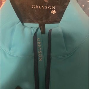 Men’s Greyson 1/4 Pullover. Size XL, color blue